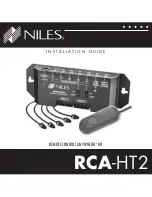 Предварительный просмотр 1 страницы Niles RCA-HT2 Installation Manual