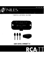 Предварительный просмотр 1 страницы Niles RCA-TT Installation Manual