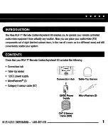 Предварительный просмотр 3 страницы Niles RCA-TT Installation Manual