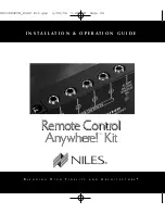 Niles RCA2 Installation & Operation Manual preview