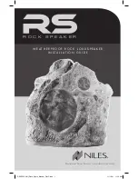 Niles ROCK SPAEKER Installation Manual preview