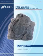 Niles RS5 Granite Specifications preview