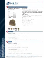 Preview for 2 page of Niles RS6 Coral Specification Sheet