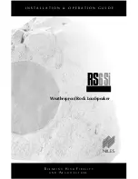 Preview for 2 page of Niles RS6Si Granite Installation & Operating Manual