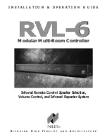 Preview for 1 page of Niles RVL-6 Installation & Operation Manual