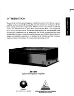 Предварительный просмотр 3 страницы Niles SI-1230 Series 2 Installation & Operation Manual