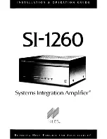 Niles SI-1260 Installation & Operation Manual предпросмотр