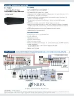 Preview for 2 page of Niles SI-1650 Features And Specifications