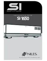 Niles SI-1650 Installation Manual предпросмотр