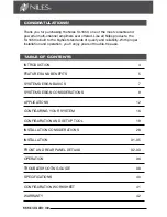 Preview for 2 page of Niles SI-1650 Installation Manual