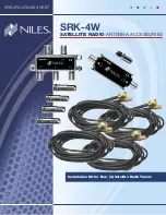 Предварительный просмотр 1 страницы Niles SRK-4W Specification Sheet