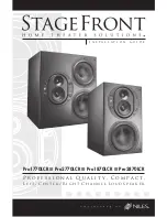 Niles StageFront Pro1770LCR Installation Manual preview