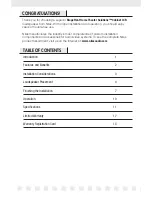 Preview for 2 page of Niles StageFront Pro1770LCR Installation Manual