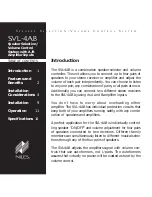 Preview for 2 page of Niles SVL-4AB Installation & Operation Manual