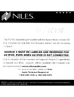 Preview for 25 page of Niles TS-PRO User Manual