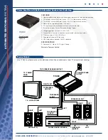 Preview for 2 page of Niles TVA-50 Specification Sheet