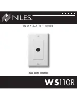 Niles Wall-Mount IR Sensor WS110R Installation Manual предпросмотр