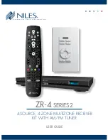 Предварительный просмотр 1 страницы Niles ZR-4 SERIES 2 User Manual