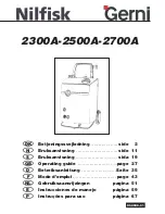 Preview for 1 page of Nilfisk-Advance 2300A Operating Instructions Manual