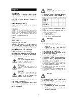 Preview for 7 page of Nilfisk-Advance 421 A/B Operating Instructions Manual