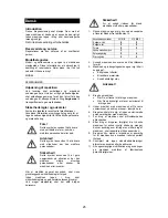 Preview for 25 page of Nilfisk-Advance 421 A/B Operating Instructions Manual