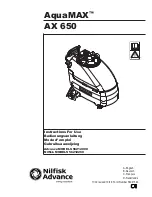 Предварительный просмотр 1 страницы Nilfisk-Advance 56212000 Instructions For Use Manual