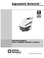 Nilfisk-Advance 56263501 Aquamatic Selectric Operator'S Manual preview