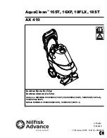 Nilfisk-Advance 56265000 Instructions For Use Manual preview