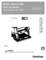 Предварительный просмотр 1 страницы Nilfisk-Advance 56394506 Instructions For Use Manual