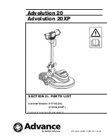 Preview for 21 page of Nilfisk-Advance Advolution 20 Instructions For Use Manual