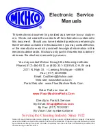 Nilfisk-Advance All-Purpose Matador Operator'S Manual preview