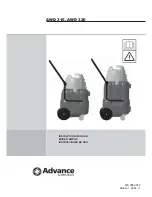 Nilfisk-Advance AWD 315 Instructions For Use Manual preview