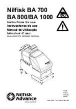 Preview for 2 page of Nilfisk-Advance BA 1000 Instructions For Use Manual