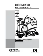 Preview for 1 page of Nilfisk-Advance BR 601 Service Manual