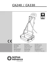 Предварительный просмотр 1 страницы Nilfisk-Advance CA 240 Operating Instructions Manual