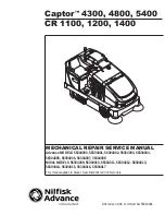 Nilfisk-Advance Captor 4300 Mechanical Repair Service Manual preview