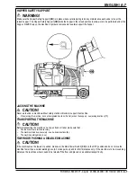 Предварительный просмотр 7 страницы Nilfisk-Advance Captor 4300B Instructions For Use Manual