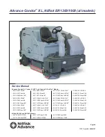 Nilfisk-Advance Condor XL Service Manual предпросмотр