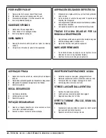 Preview for 40 page of Nilfisk-Advance Convertamatic 28LX Instructions For Use Manual