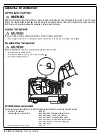 Preview for 4 page of Nilfisk-Advance Cr 1100 Quick Start Troubleshooting Manual