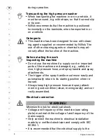 Preview for 6 page of Nilfisk-Advance D 130.4 X-TRA Instructions For Use Manual