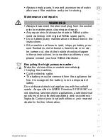 Preview for 9 page of Nilfisk-Advance D 130.4 X-TRA Instructions For Use Manual