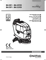 Preview for 1 page of Nilfisk-Advance ecoflex BA 451 User Manual