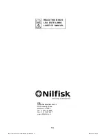 Предварительный просмотр 13 страницы Nilfisk-Advance GD 10 Back Instructions For Use Manual