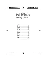 Preview for 2 page of Nilfisk-Advance Handy 2-in-1 User Manual