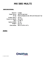 Предварительный просмотр 13 страницы Nilfisk-Advance HSC 585 Information & Operating Instructions