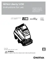 Nilfisk-Advance Liberty SC50 Instructions For Use Manual предпросмотр