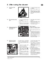 Предварительный просмотр 15 страницы Nilfisk-Advance MH 5M Instructions For Use Manual