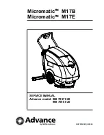 Preview for 1 page of Nilfisk-Advance Micromatic M17B Service Manual