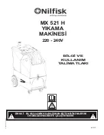 Предварительный просмотр 61 страницы Nilfisk-Advance MX 521 H Operating Instructions Manual